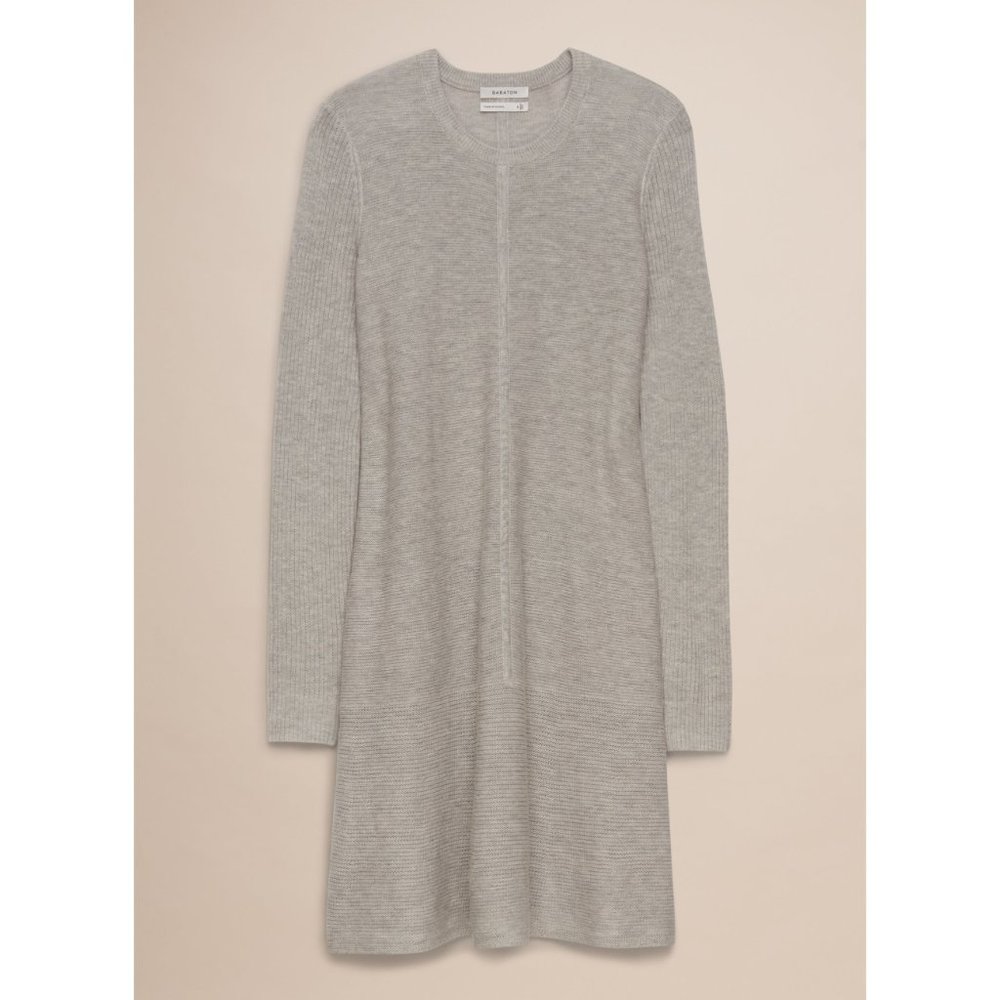 Aritzia BABATON Gray Maloney Sweater Dress sz M Women's - Picture 4 of 15